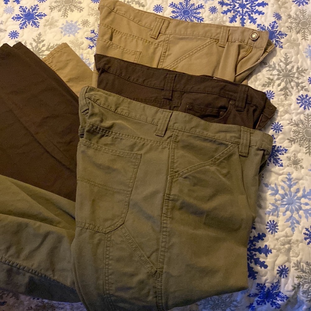 3 pair bundle of Blue Mountain 100% cotton pants.
